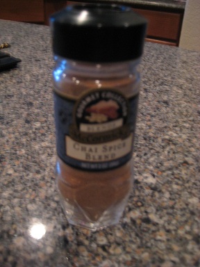 McCormick Chai Spice topping