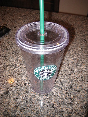 Starbucks Frappuccino container