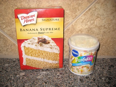 Duncan Hines Banana Supreme Cake Box