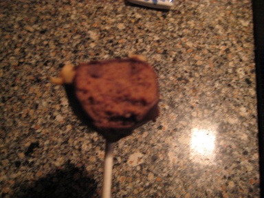 German Chocolate Cake Pop