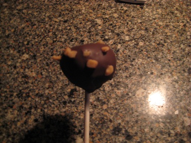 German Chocolate Cake Pop