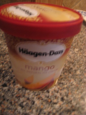 Haagen-Dazs Mango All-Natural Ice Cream