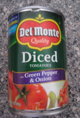 Del Monte Diced Tomatoes with Green Pepper & Onion